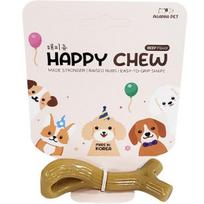 Agapra Pet Teeth Grinding Toy Bone Stick Dog Gum Happy Chew, 1 piece white