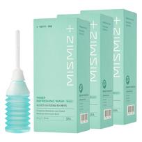MIMIZ Gaivinantis prausiklis intymiai higienai Pagrindinis vaginalinis dušas Moteriškas prausiklis, 150g, 3 vnt. white