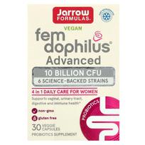 Jarrow Formulas, Vegan Fem Dophilus Advanced, 10 billion CFU (104 mg), 30 veggie capsules
