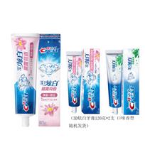 Crest 3D White Morning Dew Lotus Fragrance Toothpaste blue
