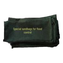 Drawstring Flood Control Sandbag black