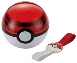 Skater Pokemon Monster Ball Bento Pocket Monster Lunch Box with Accessory Box, Organizer, LMS3-A black