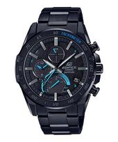 Casio Edifice Vyrų Nerūdijančio Plieno 100M Vandeniui Atsparus Analoginis Kvarcinis Laikrodis EQB-1000XYDC-1A juoda