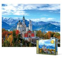 2000-piece jigsaw puzzle - Gorgeous late autumn at Neuschwanstein Castle, popular Korean puzzle gray