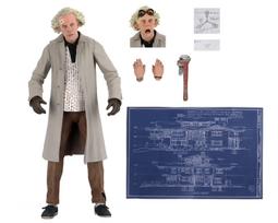 Atgal į ateitį Veiksmo figūrėlė Daktaras Braunas 1955 m. NECA 7  [Prekė] gray