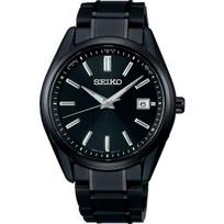 Seiko SBTM343 (SEIKO SELECTION S serijos aukščiausios kokybės saulės radijo bangomis valdoma metalo juosta vyrams) Apvalus