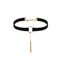 Chokerio karoliai Tatuiruotės chokeris Elastingas juodas karoliai Daugiaspalvis Retro 90-ųjų Vintažinis Elastingas Gotikiniai papuošalai black