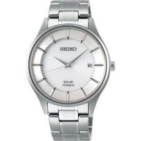 Seiko vyriškas SBPX101 (SEIKO SELECTION Vyriški) Apvalus laikrodis sidabrinis analoginis