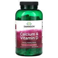 Swanson, Calcium & Vitamin D, 240 capsules