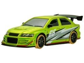 Japoniška TURBO RACING Drift Car C66 Žalia Hi-Tec [Oficialus produktas] 1/76 žalia
