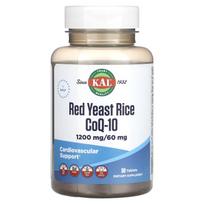 KAL, raudonieji mielių ryžiai, CoQ-10, 1200mg/60mg, 30 tablečių