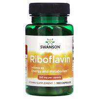 Riboflavin, 100Mg, 100 Capsules