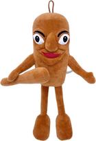 Italian Brainrot Tung Tung Sahur Plush Toy, Tralalero, Tralala, Tralala, Tralala, Tralala, Tralala, Internet Meme, Decoration, Birthday Gift brown
