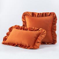 Aksominė pagalvės užvalkalas Mesti pagalvės užvalkalas su banguotu kraštu Minkštas patogus užvalkalas Biuro namų svetainės lovos dekoras 50x50cm