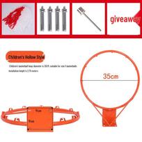 Standard Wall-Mounted Basketball Hoop red