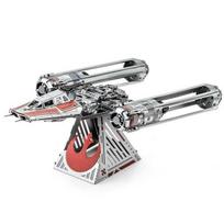 Real Honey Night Metal Fur Solo Y Wing Fighter Color Korėjos 3D galvosūkis gray