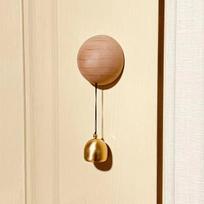 Suction Cup Doorbell with Brass Clapper