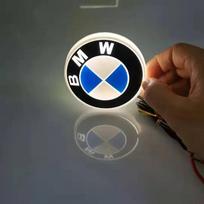 For BMW 4D Logo LED Lamp 82mm Badge for Front And Rear Decoration Suitable for 1 3 5 7 Series X1 X3 X4 X5 X6 GT525 GT535 8.2cm-1pcs raudona