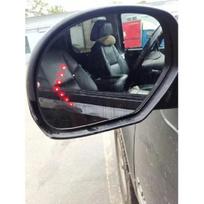 Heated Auto Side Mirror Glass Arrow for Cadillac Escalade ESV EXT Chevrolet Avalanche Suburban Tahoe GMC Sierra Yukon 2007-2013 Left side LH black