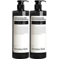 Bouquet Garni Nad Charcoal Pore Absorption Cleansing Foam, 500ml, 2 pieces gray