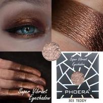 Pearl matte shadow palette shimmer pigment powder waterproof long-lasting makeup cosmetics solid color, 03 303 refill, 1 piece black