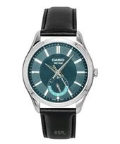 Casio Analoginis Odinis Dirželis Žalias Ciferblatas Kvarcinis MTP-B315L-3AV Vyriškas Laikrodis žalia