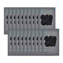 Holika Holika Pure Essence Mask Sheet Charcoal 23ml, 1 pack, 20 pieces black