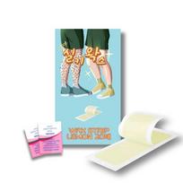Silky Wax Hair Removal Pad Lemon Wax Strips 20 sheets, 1 piece gray