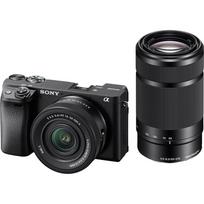 SONY Mirrorless Interchangeable Lens Camera Double Zoom Lens Kit SELP16502 Black BQ Interchangeable Lens 6400X Black 6400 (Included Lenses + juoda