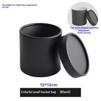12x12cm apvalus gėlių dėžutė, sudėliota dovanų dėžutė, konservuotas puokštė, elegantiška dėžutė vestuvių vakarėliui, rožių gėlių pakavimo dekoracija A8 gray