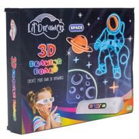 3D šviečianti piešimo lenta (Erdvė)