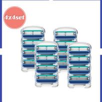 YMG 16p smooth Gillette Fusion manual compatible 5-layer razor blade ,Korean razor blade blue