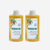 Klorane Mango sviesto pažeistų plaukų šampūnas 400ml 1+1 yellow