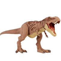 Mattel JURASSIC WORLD metai ir GWN26 Pažeidimas! Tiranozauras Reksas [Bendras ilgis 43 cm] [4 vnt.] ruda