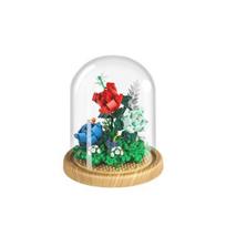 Nanoblock 3 spalvų rožių rinkinys white