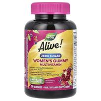 Nature's Way, Alive! Gummi jelly for women, multivitamin, no sugar, strawberry, 50 gummies