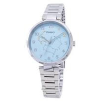 Casio Quartz LTP-E08D-3A LTPE08D-3A Analog Women's Watch mėlyna
