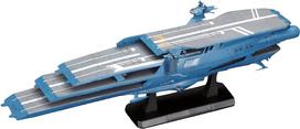 BANDAI SPIRITS Kosminis kovinis laivas Yamato 2199 mastelis Gaiperon klasės kosminis lėktuvnešis plastikinis modelis 1/1000 daugiasluoksnis <Shderg> Spalvotai koduotas mėlyna