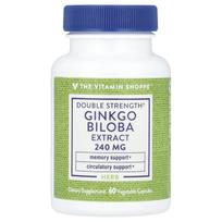 The Vitamin Shoppe, Ginkgo Biloba Extract, Double Strength, 240 mg, 60 Veggie Capsules
