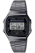 Casio Vintage A168WGG-1A Unisex Digital Watch Gunmetal Gray Metallic Stainless Steel gray