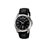 CASIO vyriškas standartinės serijos juodas laikrodis MTP-1370L-1A MTP-1370L-1A Regular Watch Box black