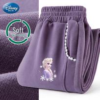 Disney Girls' Frozen Elsa Jogger Sweatpants 140 gray