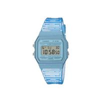 CASIO Women's YOUTH Blue Watch F-91WS-2JH F-91WS-2JH Regular Watch Box gray