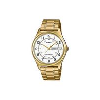 CASIO Analog MTP V006G 7B MTP-V006G-7B White Dial beige