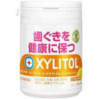 LOTTE Xylitol Oralactect Gum Citrus Mint Slim Bottle 125gFood for Specified Health Use, a Tokuho gu Food for Specified Health Use, a Tokuho gum that k 1