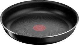 T-fal keptuvė 26cm, tik dujinei viryklei, juoda, L43805 gray