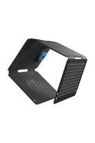 Anker Solix PS30 nešiojamas saulės skydelis saulės baterijos USB suderinamas 2 prievadai išmaniojo telefono įkrovimui Atsparus dulkėms ir vandeniui IP65 black
