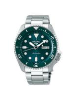 Seiko 5 sportiški automatiniai nerūdijančio plieno laikrodžiai su žaliais ciferblatais, 42,5 mm, SRPD61K1 žalia