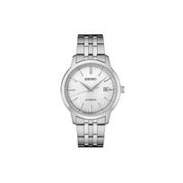 SEIKO Automatic Mechanical Movement Stainless Steel Strap Watch 41.2mm Men's Watches Silver Dial SRPH85K1 Silver Dial white