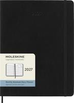Moleskine 2027 January Monthly XL Size x DSB12MN4Y27 Planner, Start, 12-Month Diary, (19cm 25cm), Softcover, Black, juoda